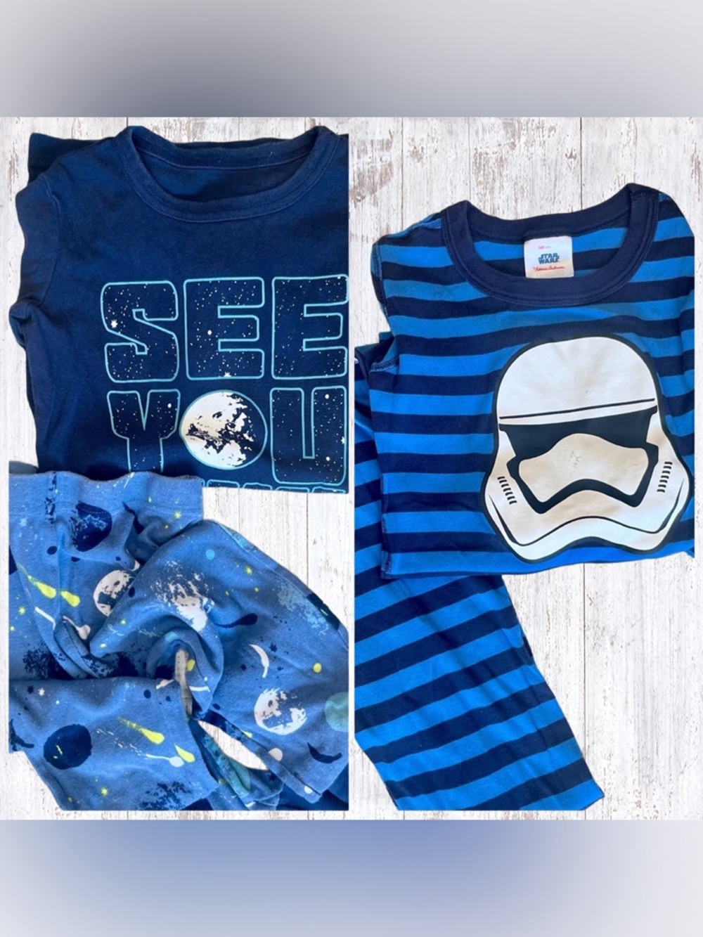 Lands End Kids Pajama Set Long Sleeve Snug Fit Size 10